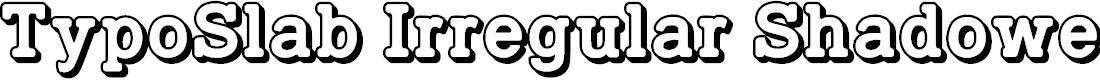 Preview image for TypoSlab Irregular Shadowed Demo