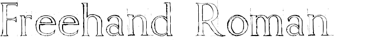 Preview image for Freehand Roman