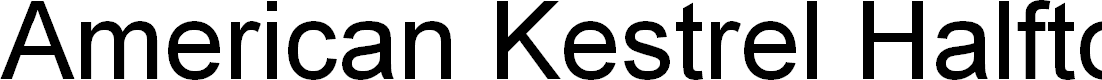 Preview image for American Kestrel Halftone