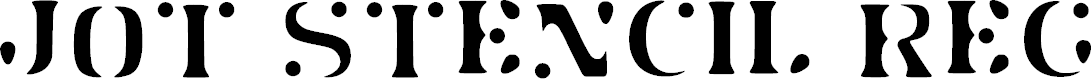 Preview image for Jot Stencil Regular
