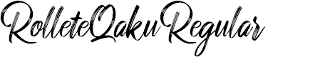 Preview image for RolleteQaku-Regular