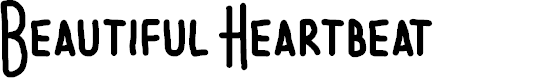 heartbeat text font
