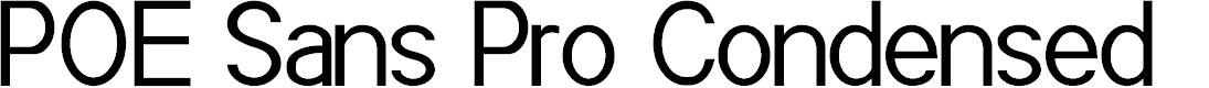 Preview image for POE Sans Pro Condensed