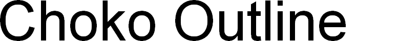Preview image for Choko Outline