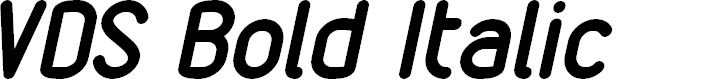 Preview image for VDS Bold Italic