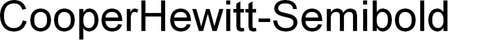 Preview image for CooperHewitt-Semibold
