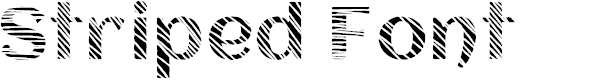 Preview image for Striped Font