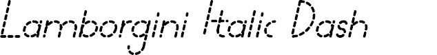 Preview image for Lamborgini Italic Dash