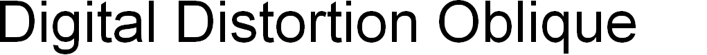 Preview image for Digital Distortion Oblique