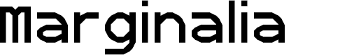 Preview image for Marginalia Regular