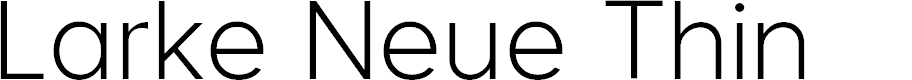 Preview image for Larke Neue Thin