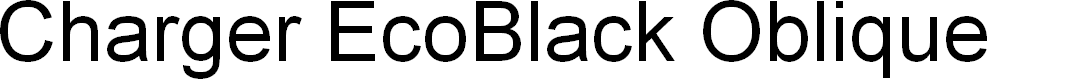 Preview image for Charger EcoBlack Oblique