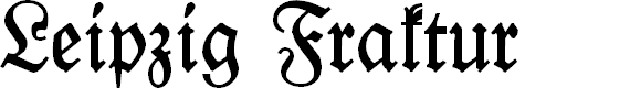 Preview image for Leipzig Fraktur Bold
