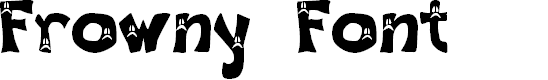 Preview image for Frowny Font