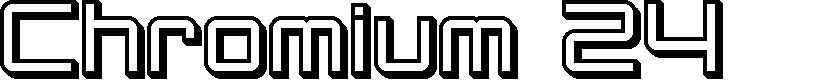 Preview image for SF Chromium 24 Bold