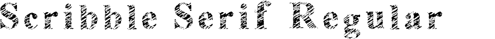 Preview image for Scribble Serif Regular