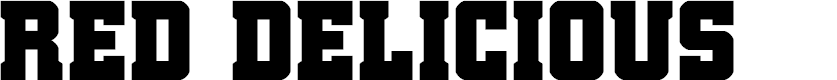 Preview image for Red Delicious Font
