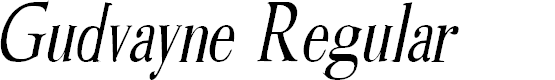 Preview image for Gudvayne Regular