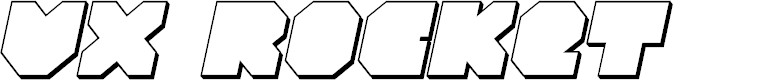 Preview image for VX Rocket 3D Italic
