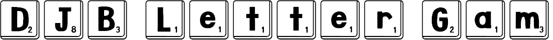 Preview image for DJB Letter Game Tiles