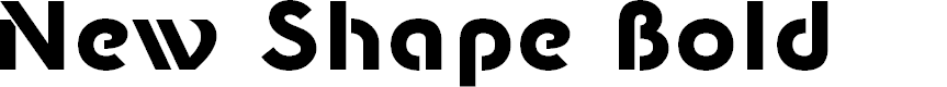 Preview image for New Shape Bold