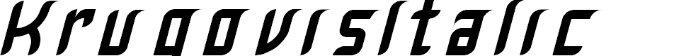 Preview image for Krugovis-Italic