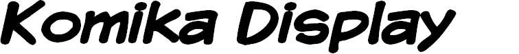 Preview image for Komika Display Bold