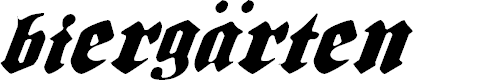 Preview image for Biergärten Light Italic