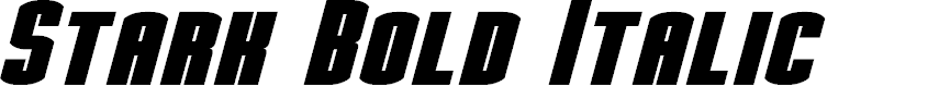 Preview image for Stark Bold Italic
