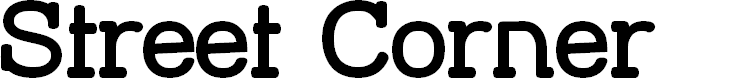 Preview image for Street Corner Slab Bold