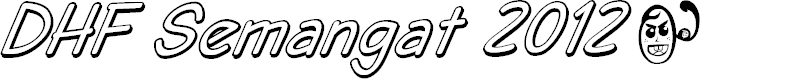 Preview image for DHF Semangat 2012 Shadow Demo Italic