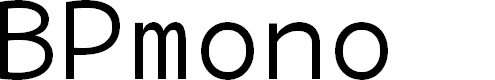 Preview image for BPmono