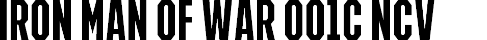Preview image for IRON MAN OF WAR 001C NCV