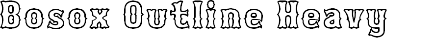 Preview image for Bosox Outline Heavy