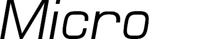 Preview image for MicroFLF-Italic