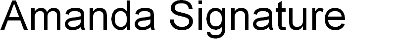 Preview image for Amanda Signature