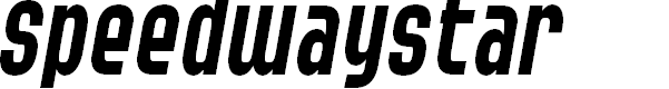 Preview image for SF Speedwaystar Cond Italic