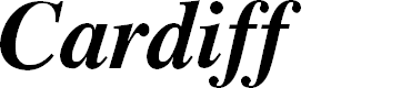 Preview image for Cardiff Bold Italic