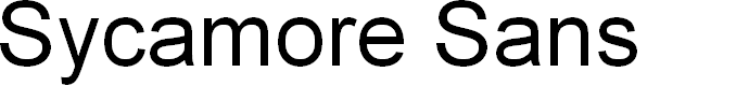 Preview image for SycamoreSans