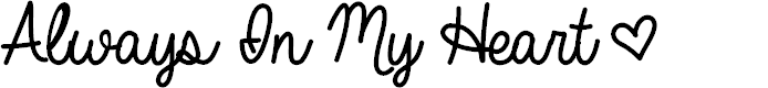 Preview image for Always In My Heart