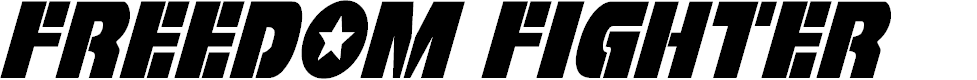 Preview image for Freedom Fighter Condensed Italic