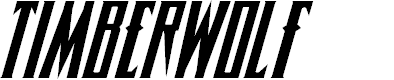 Preview image for Timberwolf Italic