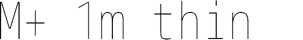 Preview image for M+ 1m thin