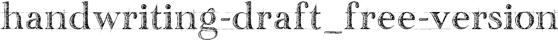Preview image for handwriting-draft_free-version