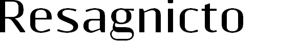 Preview image for ResagnictoBold