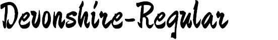 Preview image for Devonshire-Regular