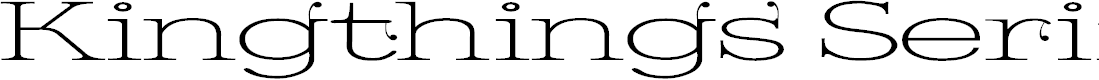 Preview image for Kingthings Serifique UL Wide
