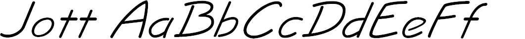 Preview image for JottFLF-Italic