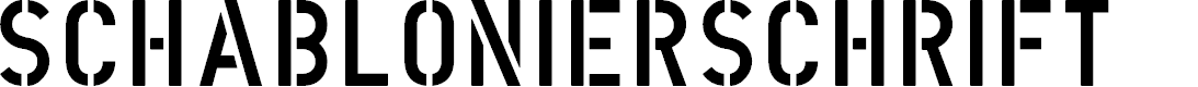 Preview image for DIN Schablonierschrift
