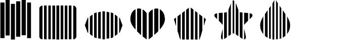 Preview image for 7 Dingbat Slats LT